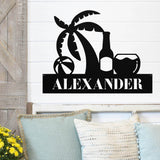 Custom Family Pool Sign ~ Metal Porch Sign | Outdoor Sign | Front Door Sign | Metal Pool Sign