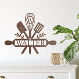 Kitchen Custom Sign ~ Outdoor Metal Sign, Metal Sign, Wedding Gift,  Personalized Metal Sign, Gift For Couple, Metal Wall Art, Word Wall Art