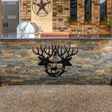 Antler Hunting Sign ~ Metal Porch Sign | Outdoor Sign | Front Door Sign | Metal Hunting Sign | Cabin Sign