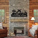 Pheasant Hunting Name Sign ~ Metal Porch Sign | Outdoor Sign | Front Door Sign | Metal Hunting Sign | Cabin Sign