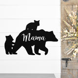 Mama Bear Sign ~ Metal Porch Sign | Outdoor Sign | Front Door Sign | Metal Hunting Sign | Cabin Sign