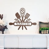 Kitchen Custom Sign ~ Outdoor Metal Sign, Metal Sign, Wedding Gift,  Personalized Metal Sign, Gift For Couple, Metal Wall Art, Word Wall Art