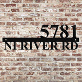 Custom Home Address Sign ~ Metal Porch Sign, House Number Sign, Metal Address Number Sign, Steel Address Plaque Sign, Home Number Sign