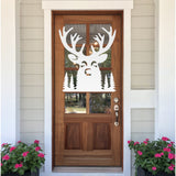 Trees And Deer Metal Sign ~ Metal Porch Sign, Metal Tree Sign, Front Door Metal Sign, Patio Sign, Metal Décor, Metal Art
