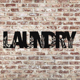 Laundry Sign ~ Outdoor Metal Sign, Door Hanger Sign, Metal Sign, Wedding Gift,  Personalized Metal Sign, Gift For Couple, Porch Sign