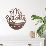 My Kitchen Sign ~ Outdoor Metal Sign, Door Hanger Sign, Metal Sign, Wedding Gift,  Personalized Metal Sign, Gift For Couple, Metal Wall Art