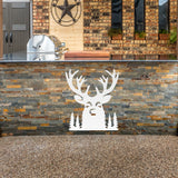 Trees And Deer Metal Sign ~ Metal Porch Sign, Metal Tree Sign, Front Door Metal Sign, Patio Sign, Metal Décor, Metal Art