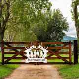 Custom Hunting Buddies Sign ~ Metal Porch Sign | Outdoor Sign | Front Door Sign | Metal Hunting Sign | Cabin Sign