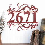 House Number Sign | Metal Address Sign | Address Plaque | Home Number Sign | Custom Address Decor | House Warming Gift | Front Door Sign