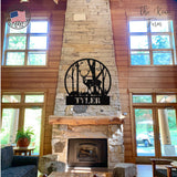 Custom Cabin Decor | Gift for Him | Custom Hunting Sign | Hunter Gift | Metal Outdoor Signs | Deer Hunter Sign | Metal Camping Sign Dad Gift