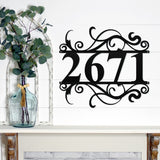House Number Sign | Metal Address Sign | Address Plaque | Home Number Sign | Custom Address Decor | House Warming Gift | Front Door Sign