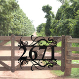 House Number Sign | Metal Address Sign | Address Plaque | Home Number Sign | Custom Address Decor | House Warming Gift | Front Door Sign