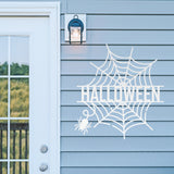 Halloween Web Sign, Metal Porch Sign, Fall Door Hanger, Fall Metal Sign, Metal Fall Sign, Fall Sign, Porch Sign, Custom Fall Sign