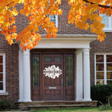 Custom Fall Leaf Name Sign, Metal Porch Sign, Fall Door Hanger, Fall Metal Sign, Metal Fall Sign, Fall Sign, Porch Sign, Thanksgiving Sign