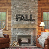 Fall Word Art Sign, Metal Porch Sign, Fall Door Hanger, Fall Metal Sign, Metal Fall Sign, Fall Sign, Porch Sign, Custom Fall Sign