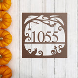 Fall Home Address Sign, Metal Porch Sign, Fall Door Hanger, Fall Metal Sign, Metal Fall Sign, Fall Sign, Porch Sign, Custom Fall Sign