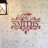 Pumpkin Custom Name Sign, Metal Porch Sign, Fall Door Hanger, Fall Metal Sign, Metal Fall Sign, Fall Sign, Porch Sign, Halloween Porch Sign