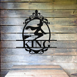 Witch Family Name Sign, Metal Porch Sign, Fall Door Hanger, Fall Metal Sign, Metal Fall Sign, Fall Sign, Porch Sign, Halloween Porch Sign