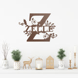 Christmas Monogram Custom Outdoor Sign ~ Christmas Door Hanger, Personalized Christmas Décor, Custom Winter Porch Sign, Christmas Porch Sign