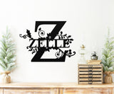 Christmas Monogram Custom Outdoor Sign ~ Christmas Door Hanger, Personalized Christmas Décor, Custom Winter Porch Sign, Christmas Porch Sign