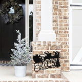 Merry Christmas Custom Outdoor Sign ~ Christmas Door Hanger, Personalized Christmas Décor, Custom Winter Porch Sign, Christmas Porch Sign