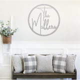 Personalized Metal Sign, Metal art Sign,Custom steel art, Metal Monogram, Door Hanger, Housewarming Gift, Wedding Monogram, Anniversary